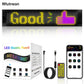 Nfutreon LED Matrix Panel Flexible LED Screen - Bluetooth App Control USB 5V LED Sign Display for Car Windows, Shops, Bars, and Entrances (14.6x3.6” Scrolling Text & Animation)