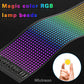 Nfutreon LED Matrix Panel Flexible LED Screen - Bluetooth App Control USB 5V LED Sign Display for Car Windows, Shops, Bars, and Entrances (14.6x3.6” Scrolling Text & Animation)